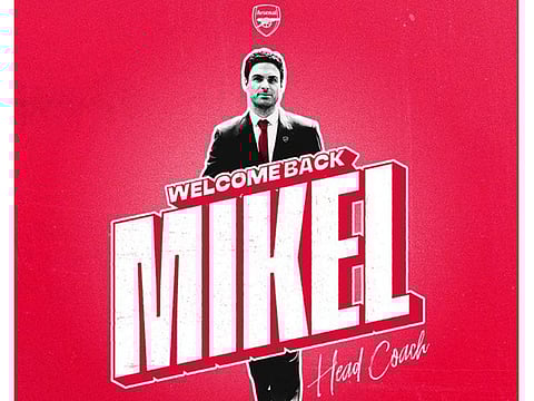 Arsenal announce the news on Twitter