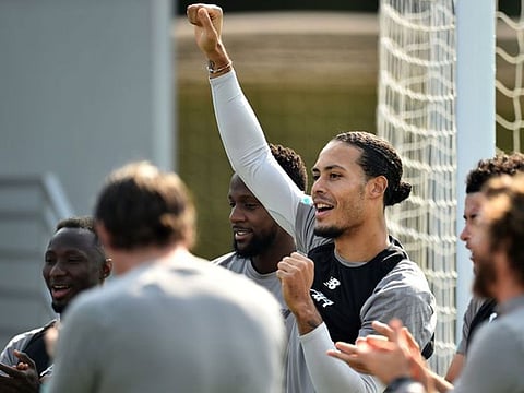 Liverpool's Virgil Van Dijk is in a race to be fit for the CWC final.