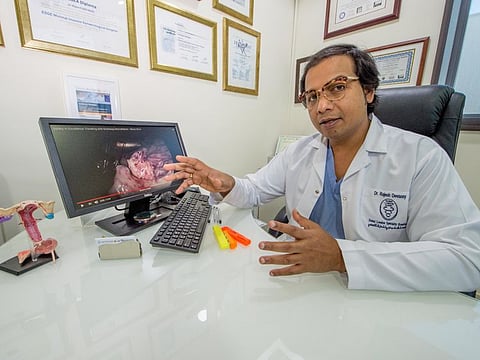 Dr Rajesh Devassy, Specialist Gynaecologist and Laparoscopic Surgeon at the Dubai London Clinic and Speciality Hospital. Dubai. Photo: Antonin Kélian Kallouche/Gulf News