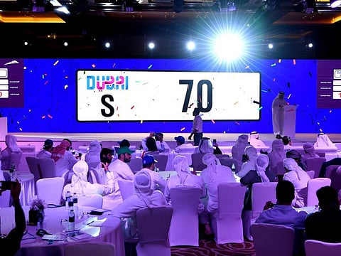 RTA’s 103rd open auction for licensing plates fetches AED 19.7 million ,

COURTESY RTA