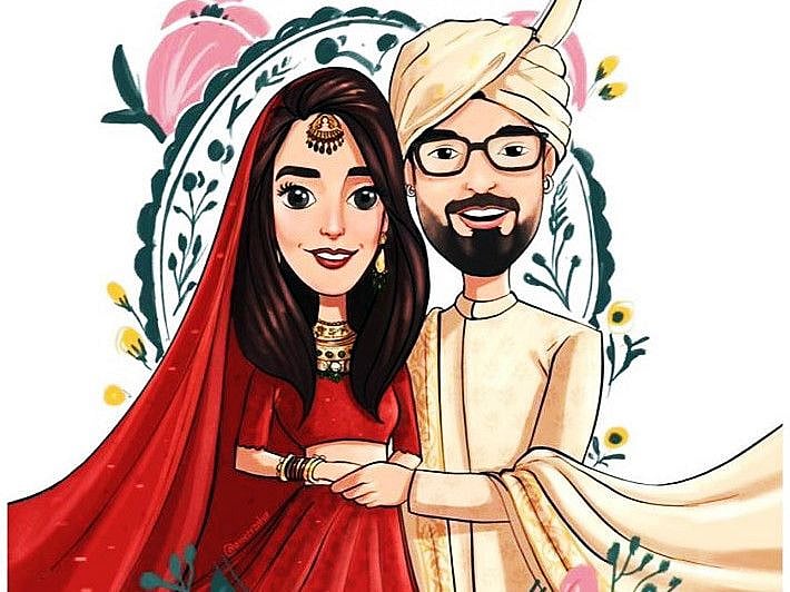 Iqra Aziz and Yasir Hussain's wedding invite-1577081649213