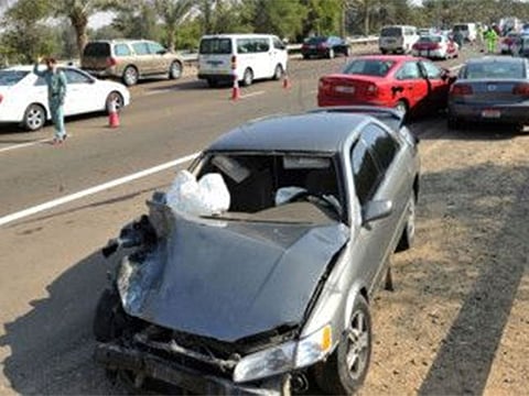 UAE roads are getting busier, and so are the number of accidents. With motor claim payouts shooting up, insurers will have no choice but to raise premiums next time round. And they will be particularly severe on those car owners with claims. (File photo for illustrative purposes only)