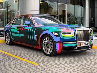 Look: This Rolls-Royce Phantom was customised by an artist (and no, he isn't five years old...)