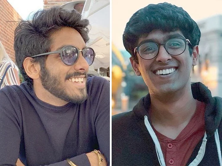 Sharat Kumar (left) and Rohit Krishnakumar.