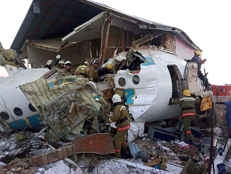 Plane crash near Almaty 20191227