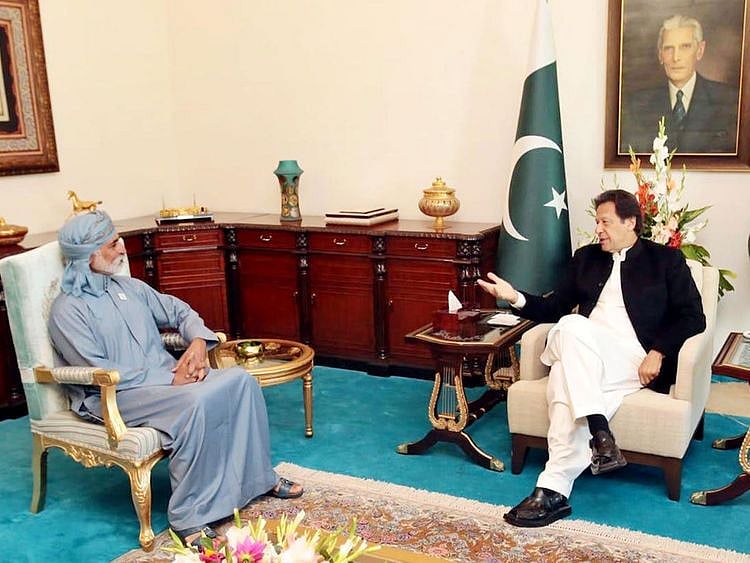 Sheikh Nahyan Bin Mubarak Al Nahyan, Minister for Tolerance UAE, called on Prime Minister Imran Khan in Islamabad on December 27, 2019.