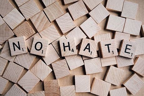 Hate is a weak emotion