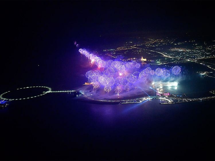 Ras Al Khaimah record fireworks