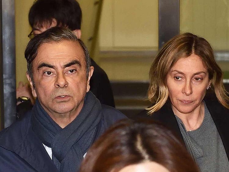  Carlos Ghosn and his wife Carole 