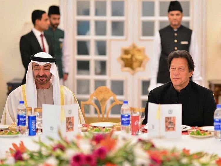 Mohamed Bin Zayed with Imran Khan