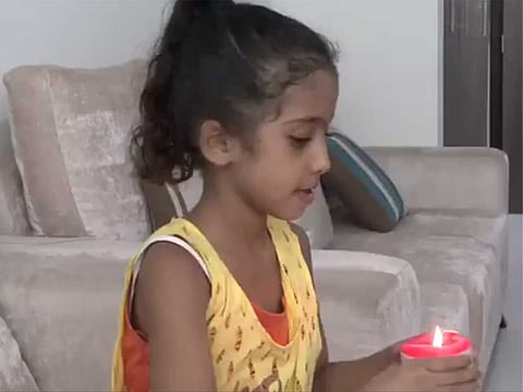 Abu Dhabi Police alerted parents to always watch their children at home, and never leave them alone.