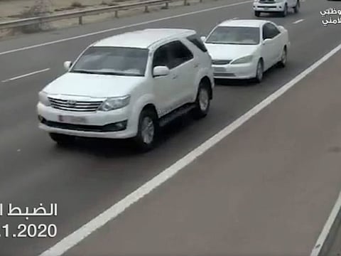 Tailgators will be fined from January 15 in Abu Dhabi