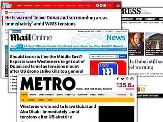 Iran-US tensions: British media at it again, using Dubai as clickbait 