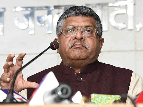 India's IT Minister Ravi Shankar Prasad
