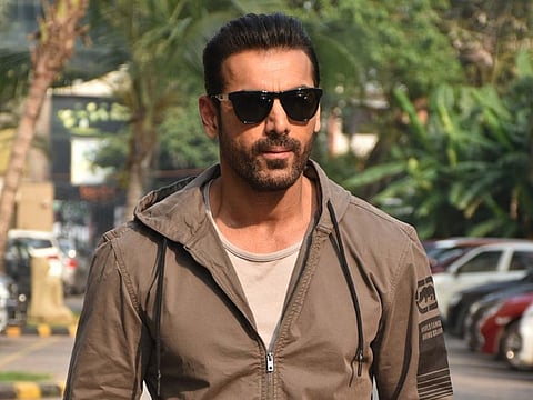 Mumbai: Actor John Abraham during the promotions of his upcoming film "Pagalpanti" in Mumbai on Nov 16, 2019. (Photo: IANS)