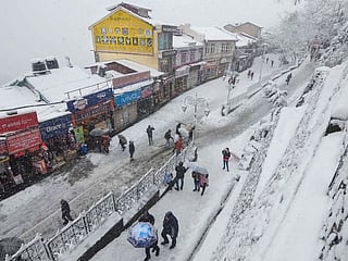 Photos: Himachal Pradesh capital Shimla receives season's heaviest snowfall