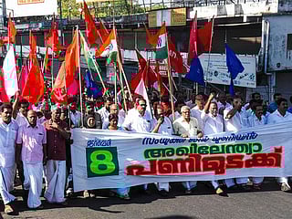 In pictures: Millions strike in protest at Indian government policies