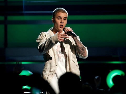 FILE PHOTO: Singer Justin Bieber performs a medley of songs at the 2016 Billboard Awards in Las Vegas, Nevada, U.S., May 22, 2016.  REUTERS/Mario Anzuoni/File Photo