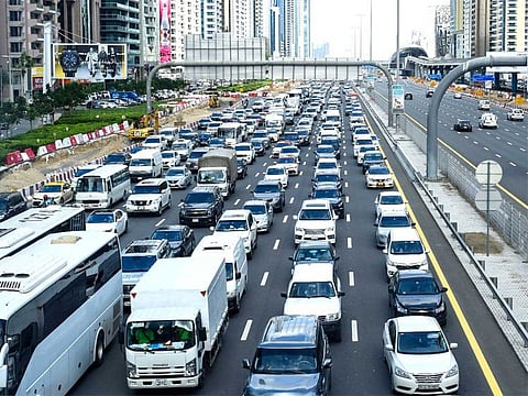 File photo of Dubai's Sheikh Zayed Road for illustrative purposes only