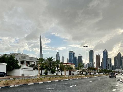 Reader pictures: Dark clouds, rain across UAE 