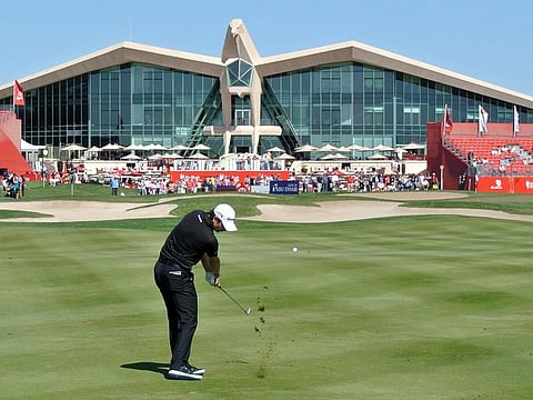 The Abu Dhabi HSBC Championship course is in prime condition.