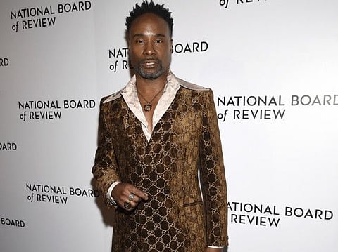 Billy Porter attends the National Board of Review Awards gala at Cipriani 42nd Street on Wednesday, Jan. 8, 2020, in New York. (Photo by Evan Agostini/Invision/AP)