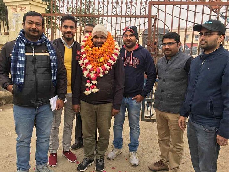  Robin Verma was released from Lucknow jail Tuesday morning