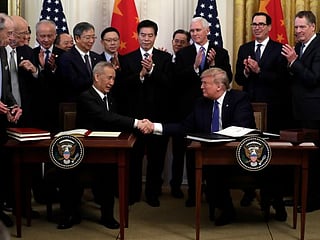 U.S., China sign Phase One of trade deal