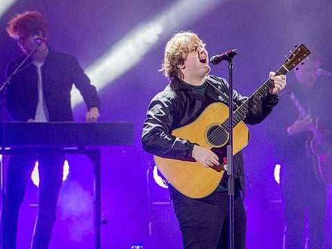 Lewis Capaldi performance at the Al Majaz Amphiteater. Sharjah. Photo: Antonin Kélian Kallouche/Gulf News