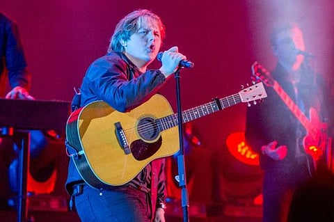 Lewis Capaldi at Al Majaz Amphiteater in Sharjah.