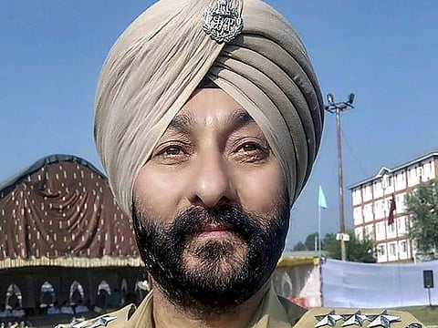 File photo: DSP Davinder Singh was arrested along with two terrorists whom he was ferrying in a car in Kashmir Valley, a top police officer said on Jan. 12, 2020.