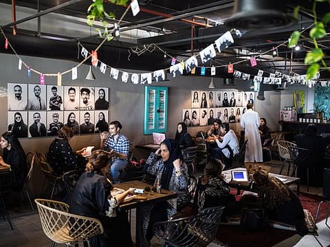 At Medd Café, in Jeddah, Saudi Arabia. The Saudi government announced in early December that businesses would no longer be required to segregate customers.