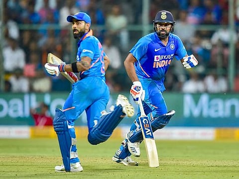 Indian fans are fortunate that Rohit Sharma (right) and Virat Kohli, two of the finest white ball players of this generation, are playing together.