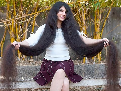 India: Meet the girl with the world's longest hair