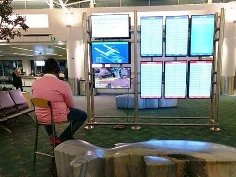 A man travelling from Oregon's Portland International Airport