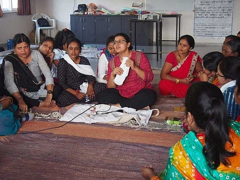 Entrepreneur Smriti Kedia’s (centre) Plustrust has offered 45 fellowships to women entrepreneurs in India’s semi-urban and rural areas since it was set up in 2009 