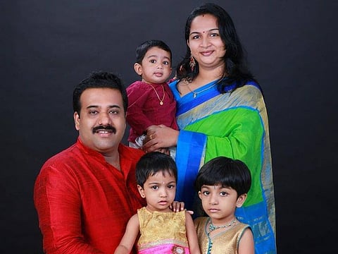 Praveen Krishnan Nair and his family (2015) The Indian nationals were airlifted to HAMS hospital in Kathmandu where they were pronounced dead on arrival