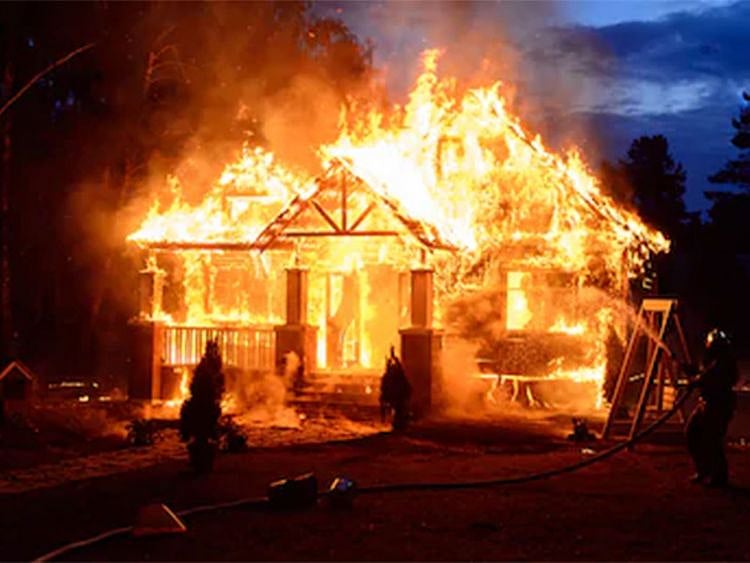 Two killed as jilted lover set afire house in Andhra