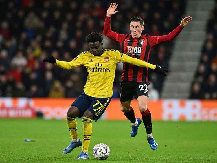 Arsenal defeated Bournemouth 2-1 in the FA Cup.