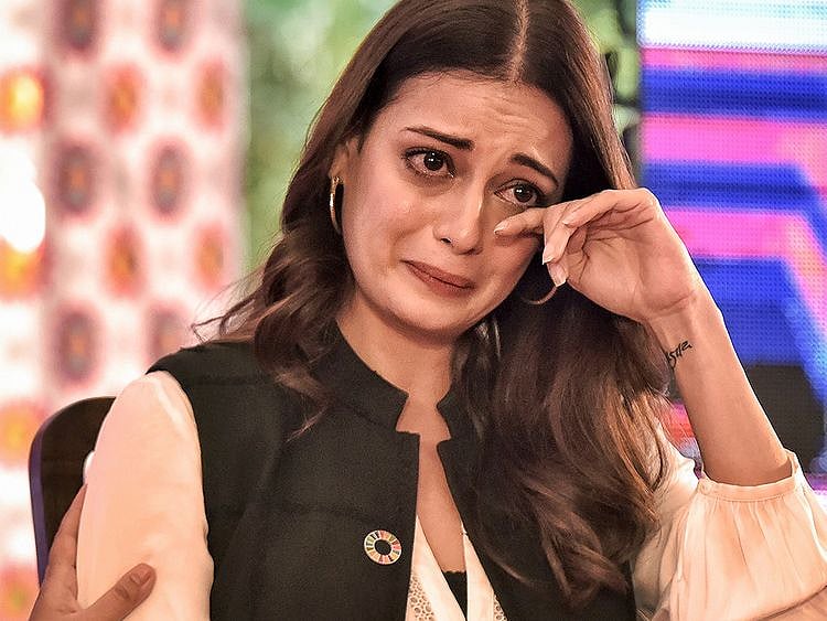 Dia Mira at the Jaipur Literature Festival.