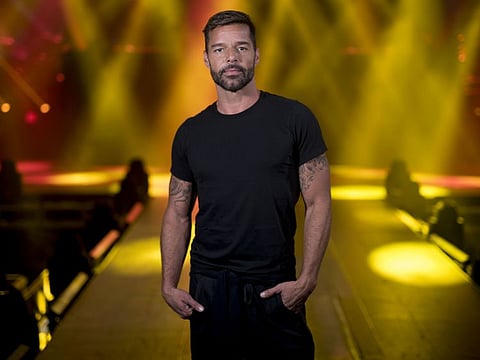 Puerto Rican singer Ricky Martin, who will perform in concert starting next Feb. 7 at the Puerto Rico Coliseum Jose Miguel Agrelot, poses for a portrait in San Juan, Puerto Rico, Monday, Jan. 27, 2020.
