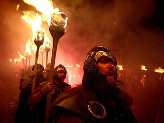 Up Helly Aa festival mark Shetland's Norse heritage