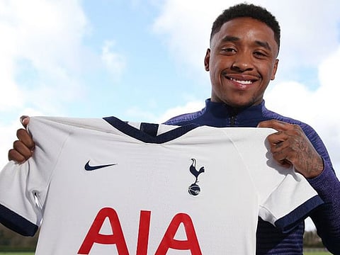 Tottenham unveil Steven Bergwijn after signing him from PSV Eindhoven.
