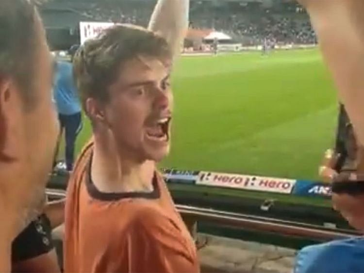 Video: New Zealand fan chanting 'Bharat Mata Ki Jai' goes viral on social media
