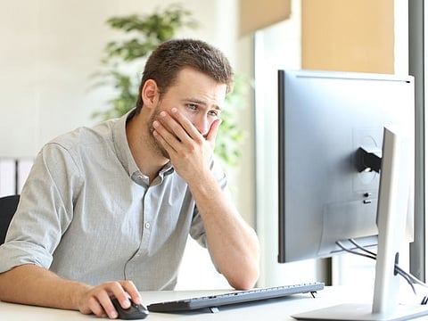 Picture for illustrative purposes, finding out your sacked by email 