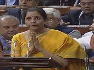India's Finance Minister Nirmala Sitharaman unveils budget 2020 