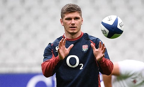 England centre and captain Owen Farrell.