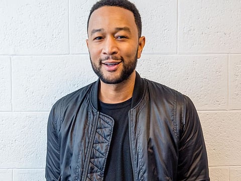 John Legend before his performance at the Coca Cola Arena, Dubai. Photo: Antonin Kélian Kallouche/Gulf News