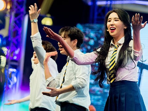 K-Pop Krazy show at Global Village. 