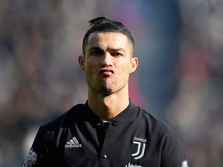 Juventus' Cristiano Ronaldo remained on the bench during the game in South Korea